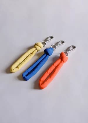 Puffer Rope Clip Keychain