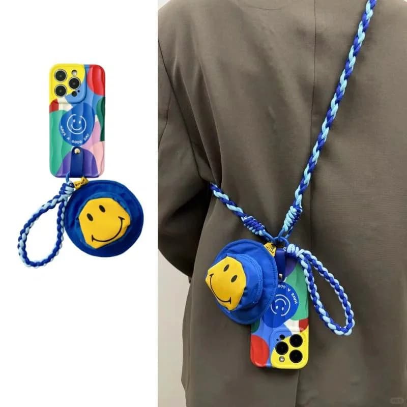Colourful Phone Case with Crossbody Pouch