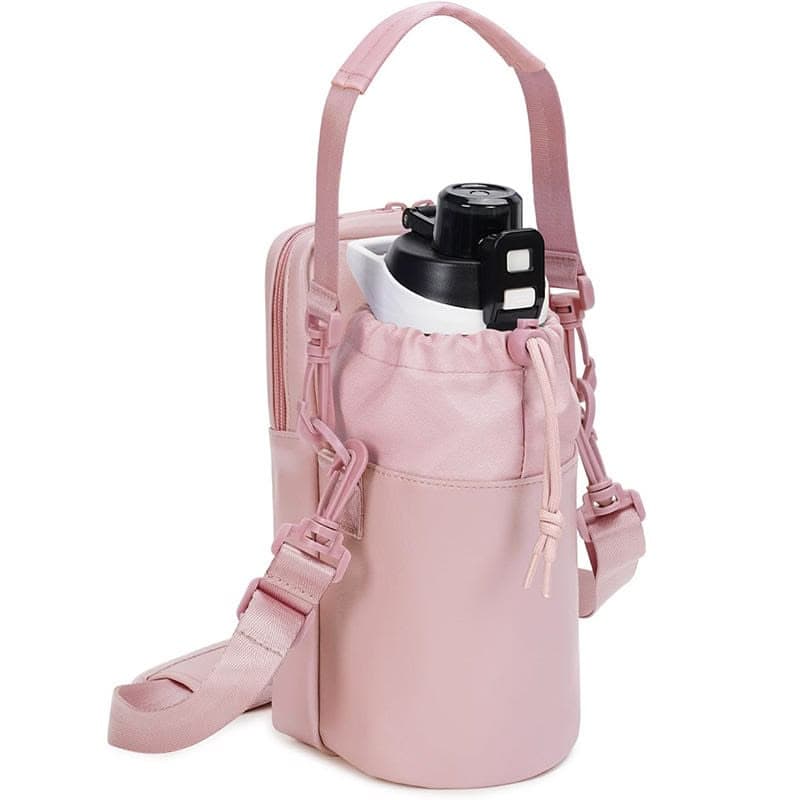 Crossbody Water Bottle Carrier Bag