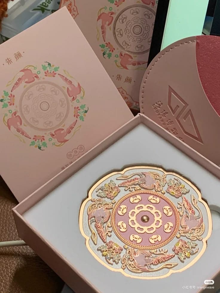 Enamel Floral Decorative Coaster