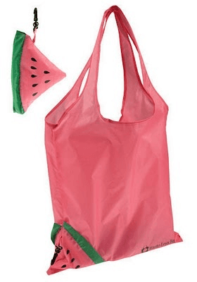Foldable Fruit Print Shopping Bag