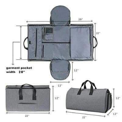 Foldable Garment Duffel Bag