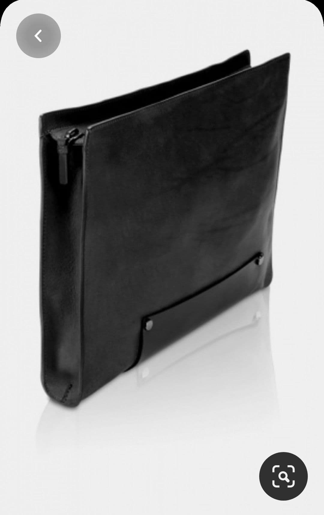 Leather Zip Portfolio Folio
