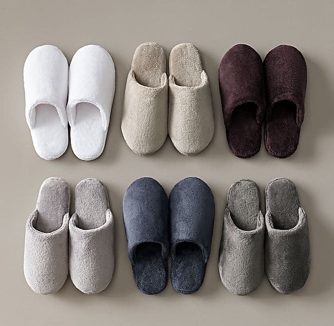 Soft Terry Cloth Slippers