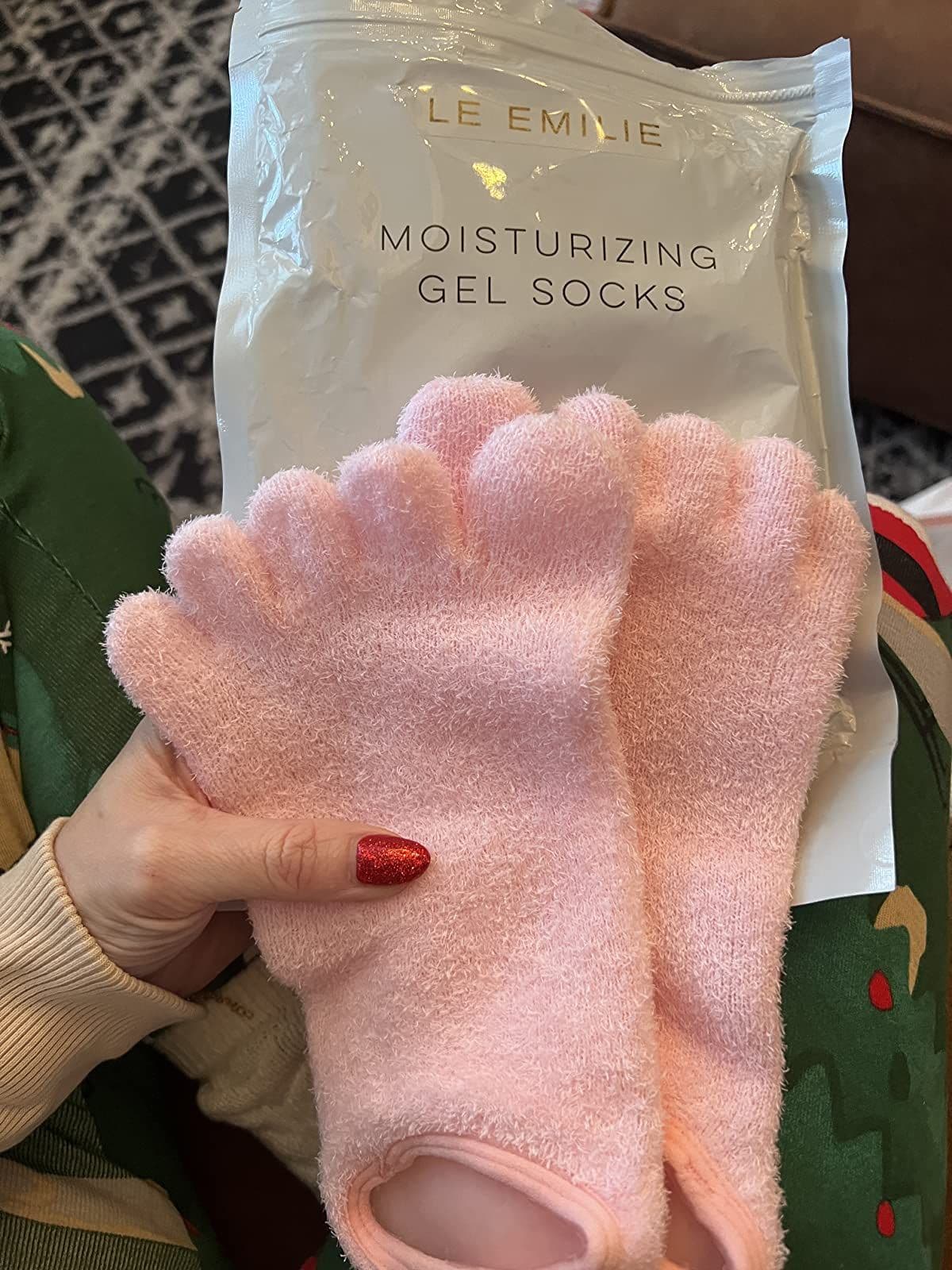 Moisturising Gel Toe Socks