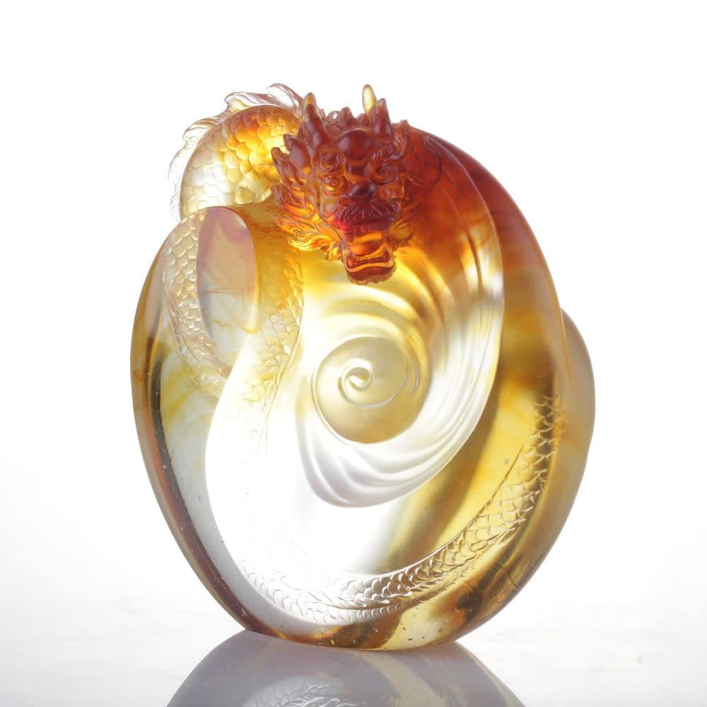 Dragon Crystal Art Sculpture