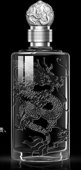 Black Crystal Dragon Spirit Bottle