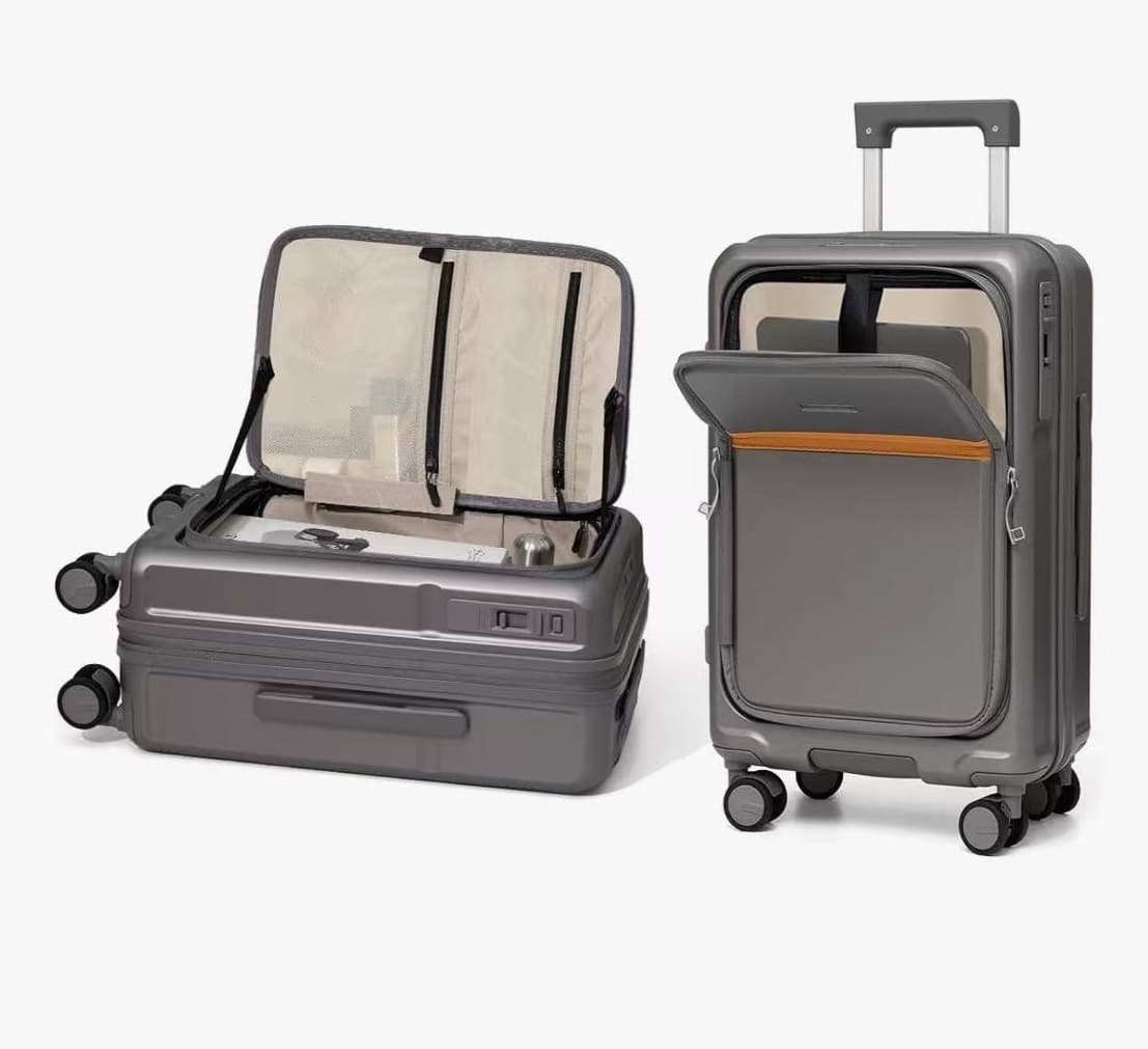 Front-Opening Carry-On Suitcase