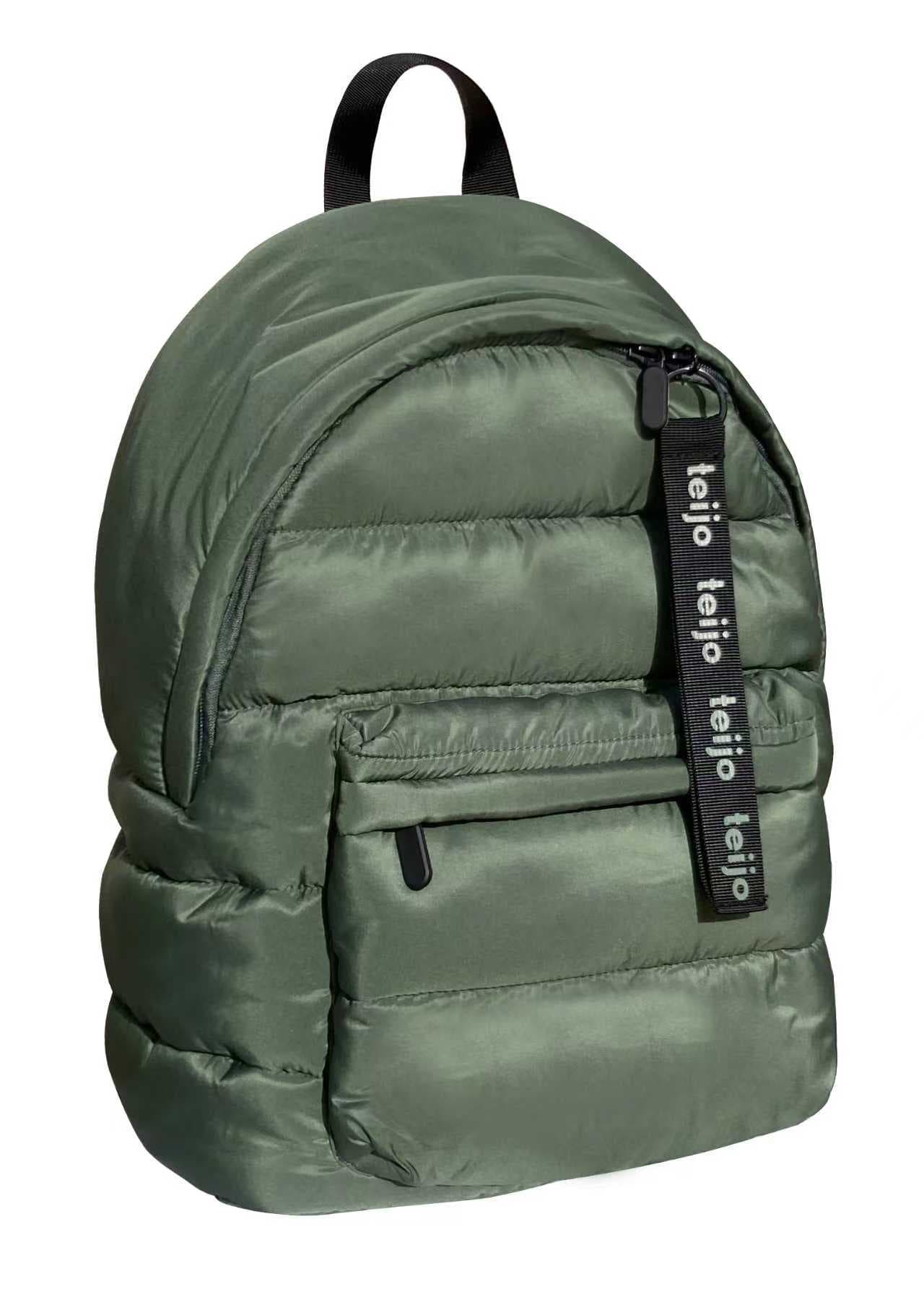 Teijo Puffer Backpack Olive Green