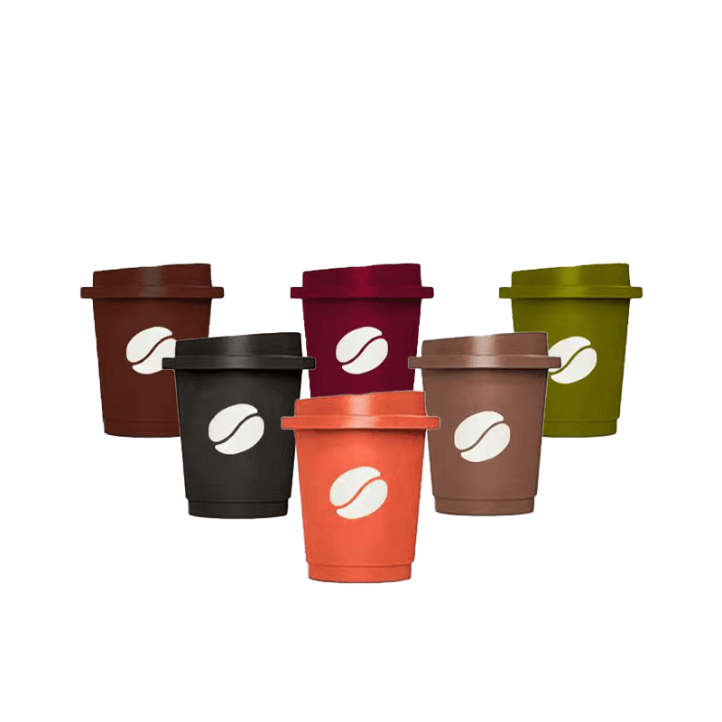 Mini Reusable Coffee Cup Set