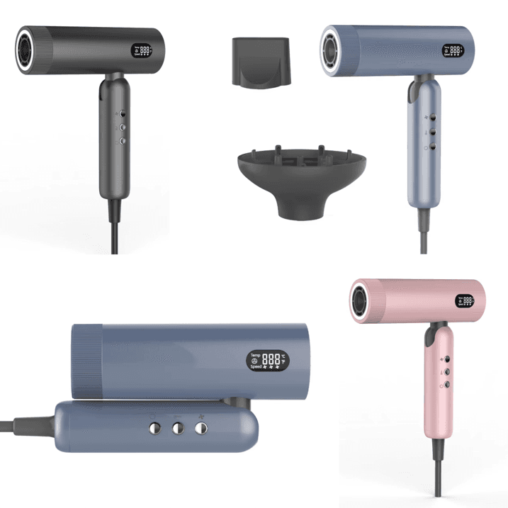 Kooler Negative Ion Travel Hair Dryer