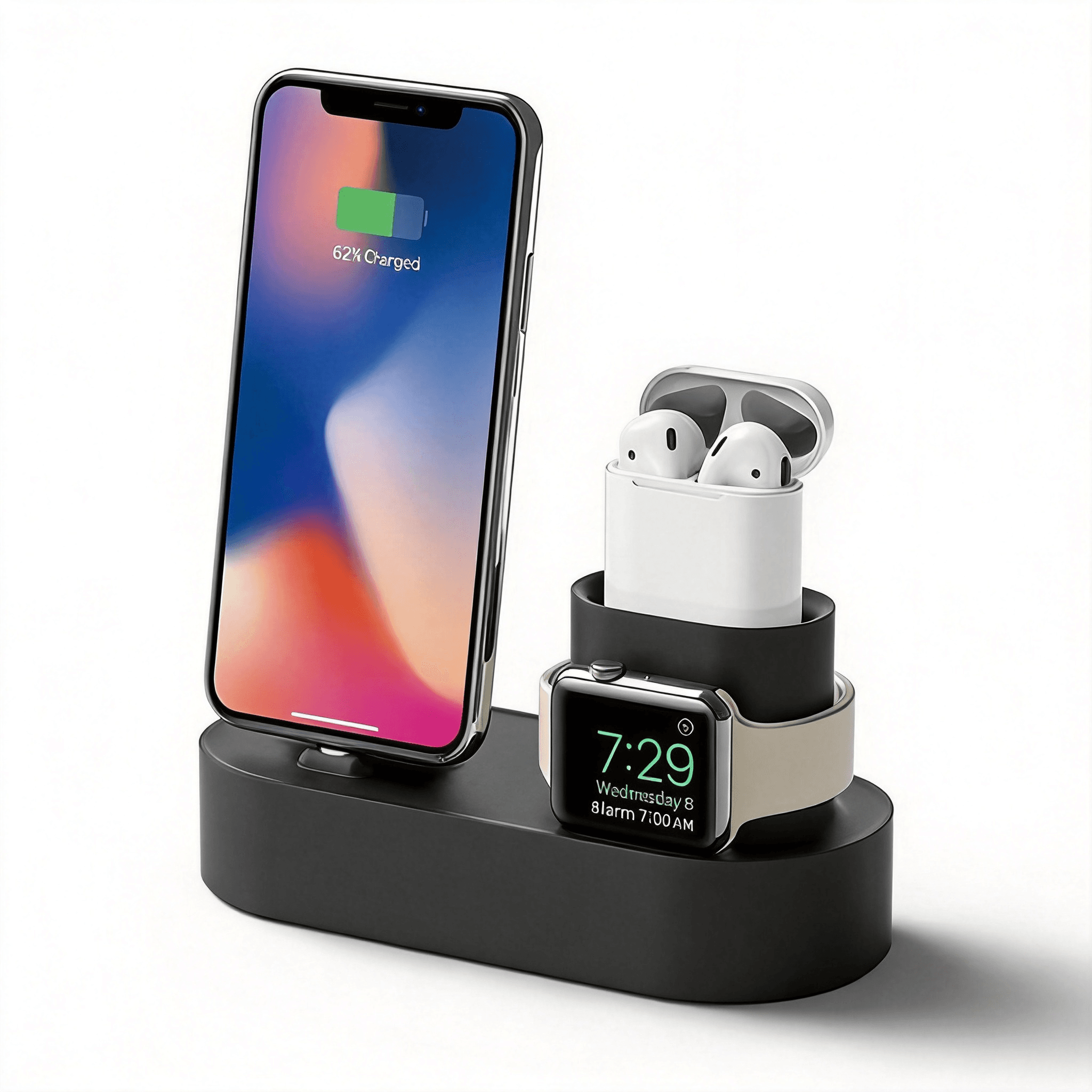 3‑in‑1 Wireless Charging Station