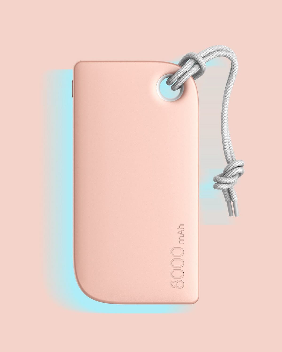 Slim Power Bank with Lanyard