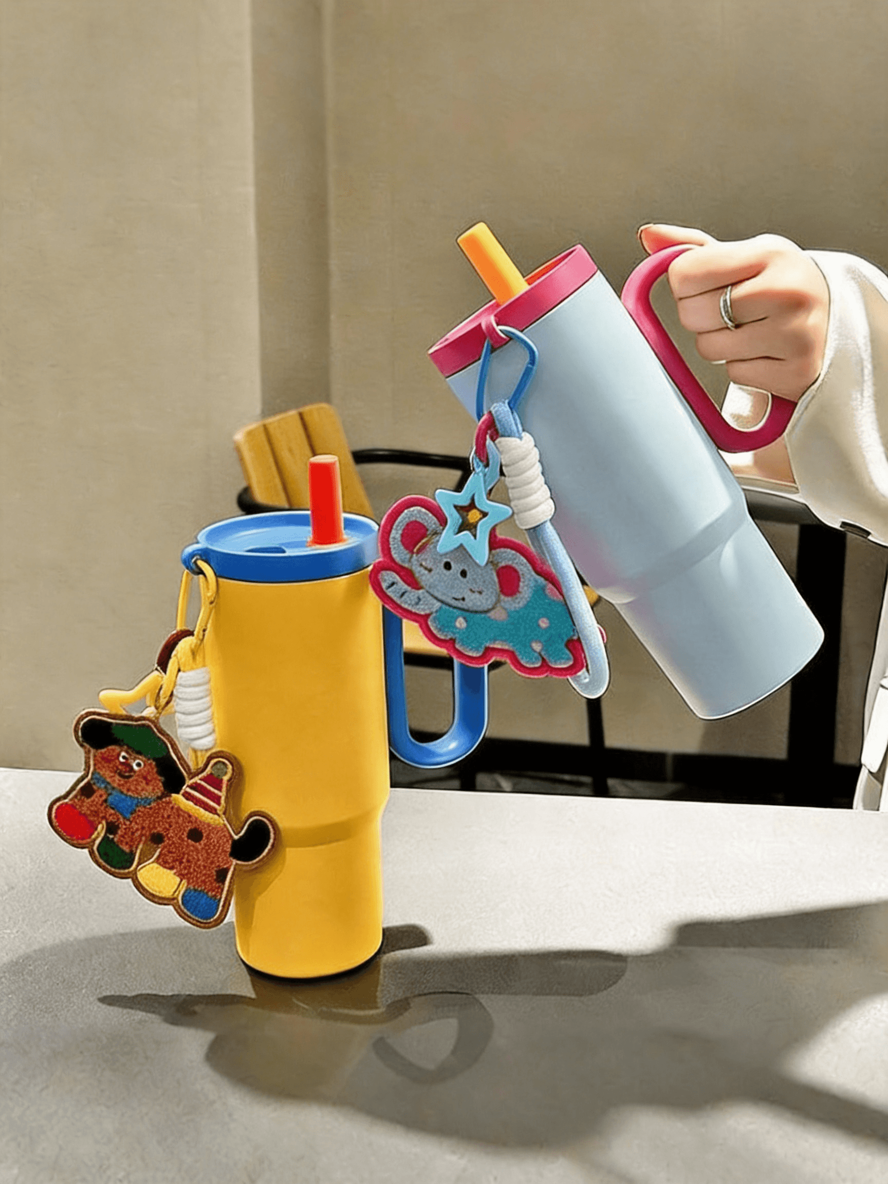 Large Insulated Straw Tumbler