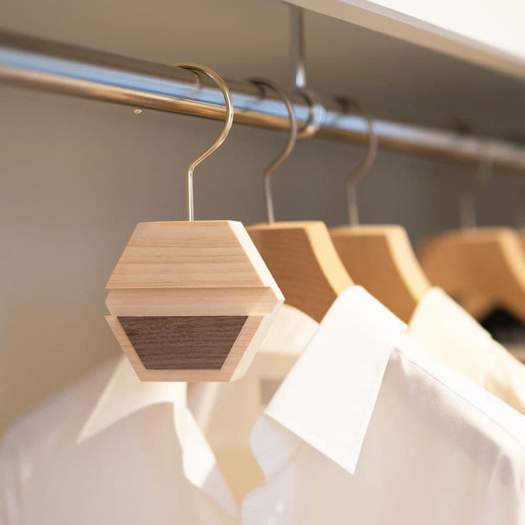Hexagonal Cedar Wood Wardrobe Freshener