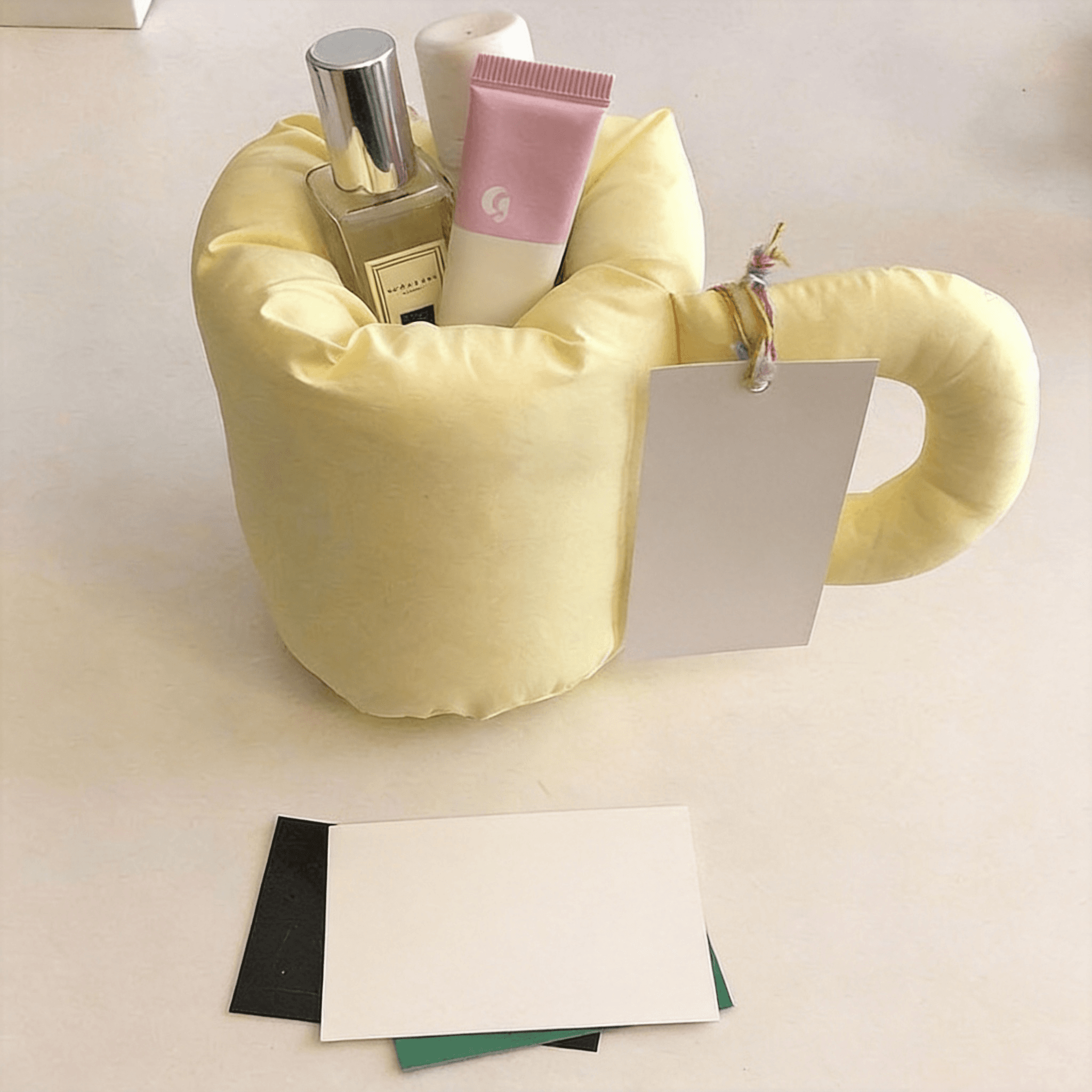 Novelty Plush Mug Shaped Bag