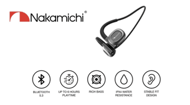 Nakamichi Sport Bluetooth Earphones