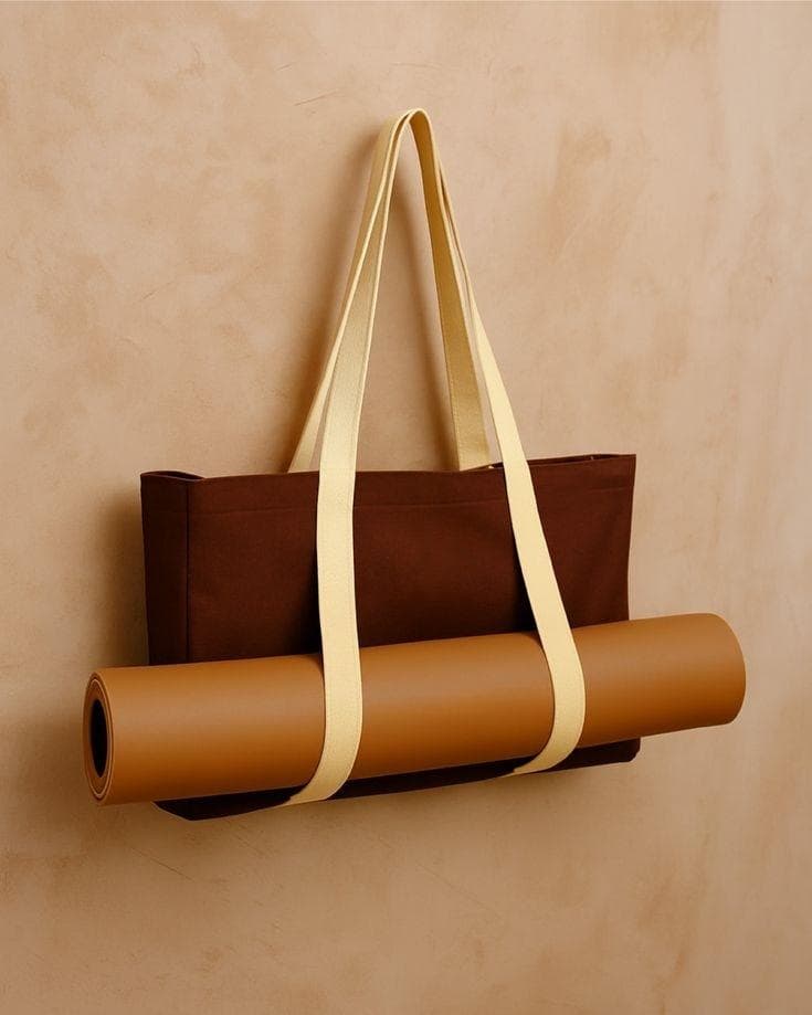 Canvas Yoga Mat Tote Bag