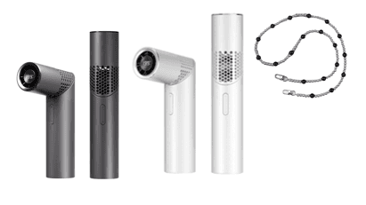 Kora Rotating Mini Fan + Lanyard Set