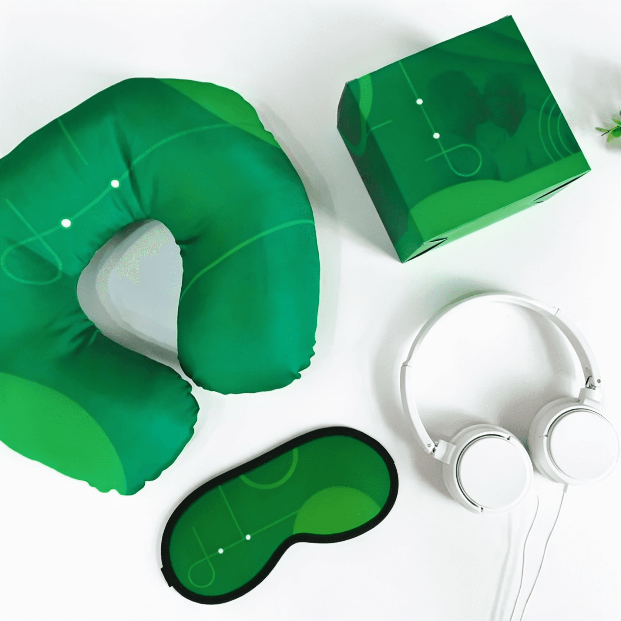 Travel Kit (Eye Mask, Neck Pillow, Headphones)