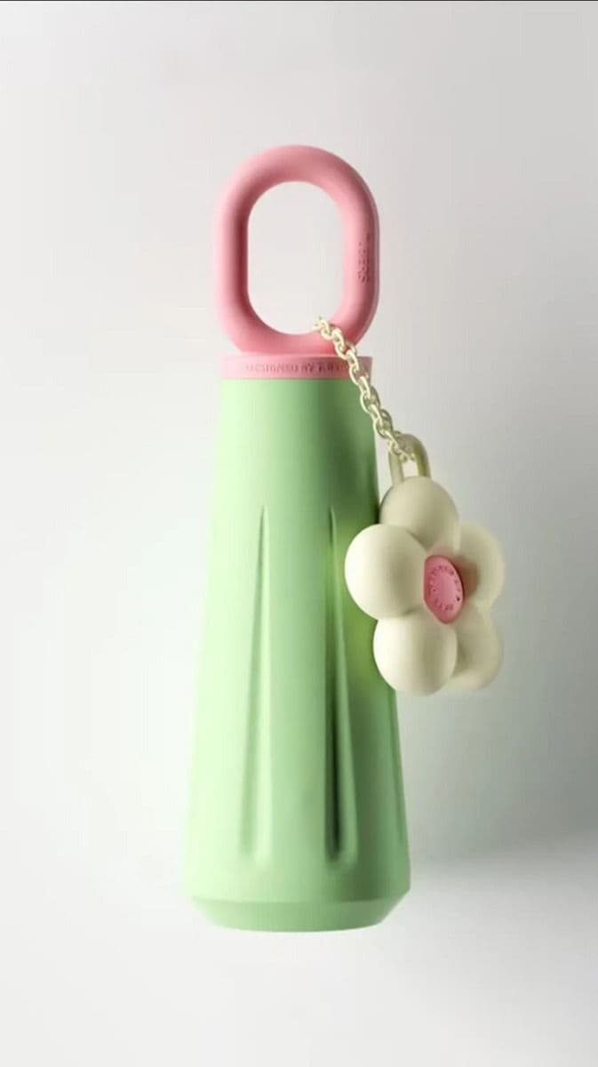 Insulated Flower Charm Water Bottle
