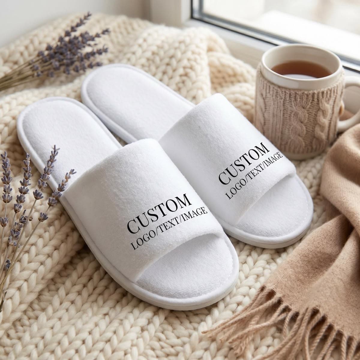 Custom Room Slippers (Pair)