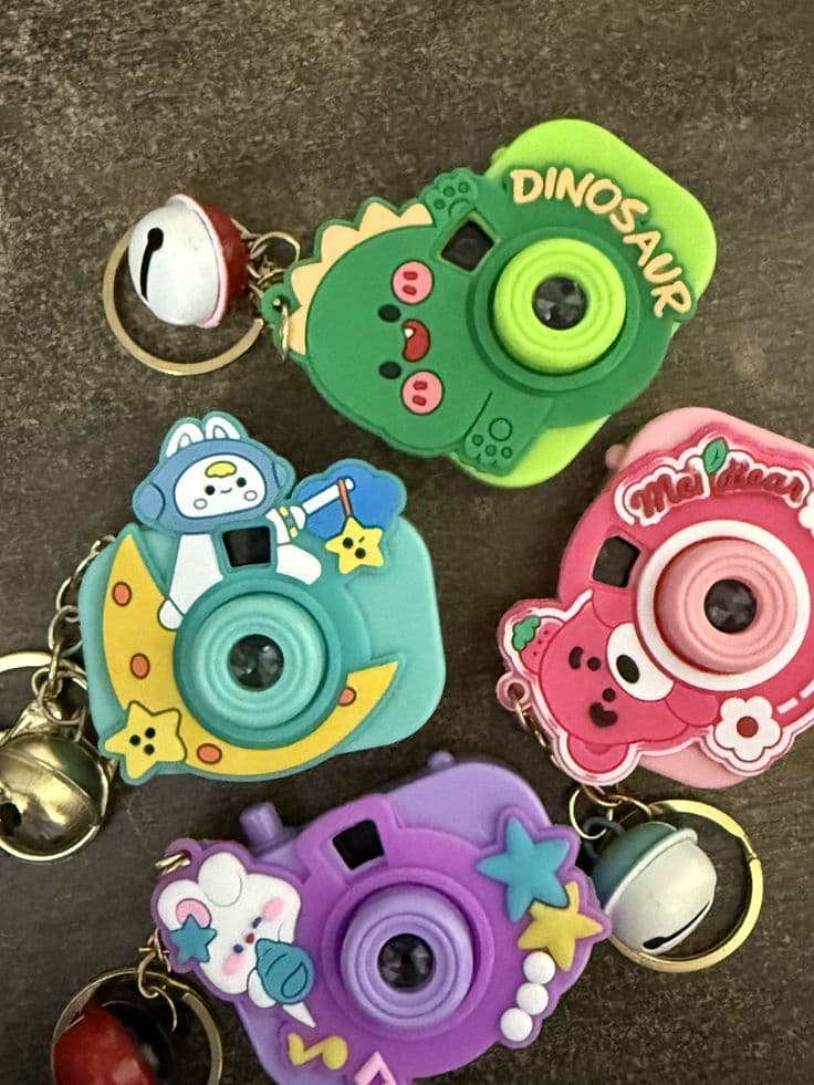 Cute Character Camera Keychain