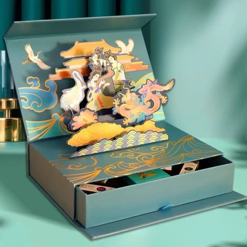 Pop-Up 3D Oriental Gift Box