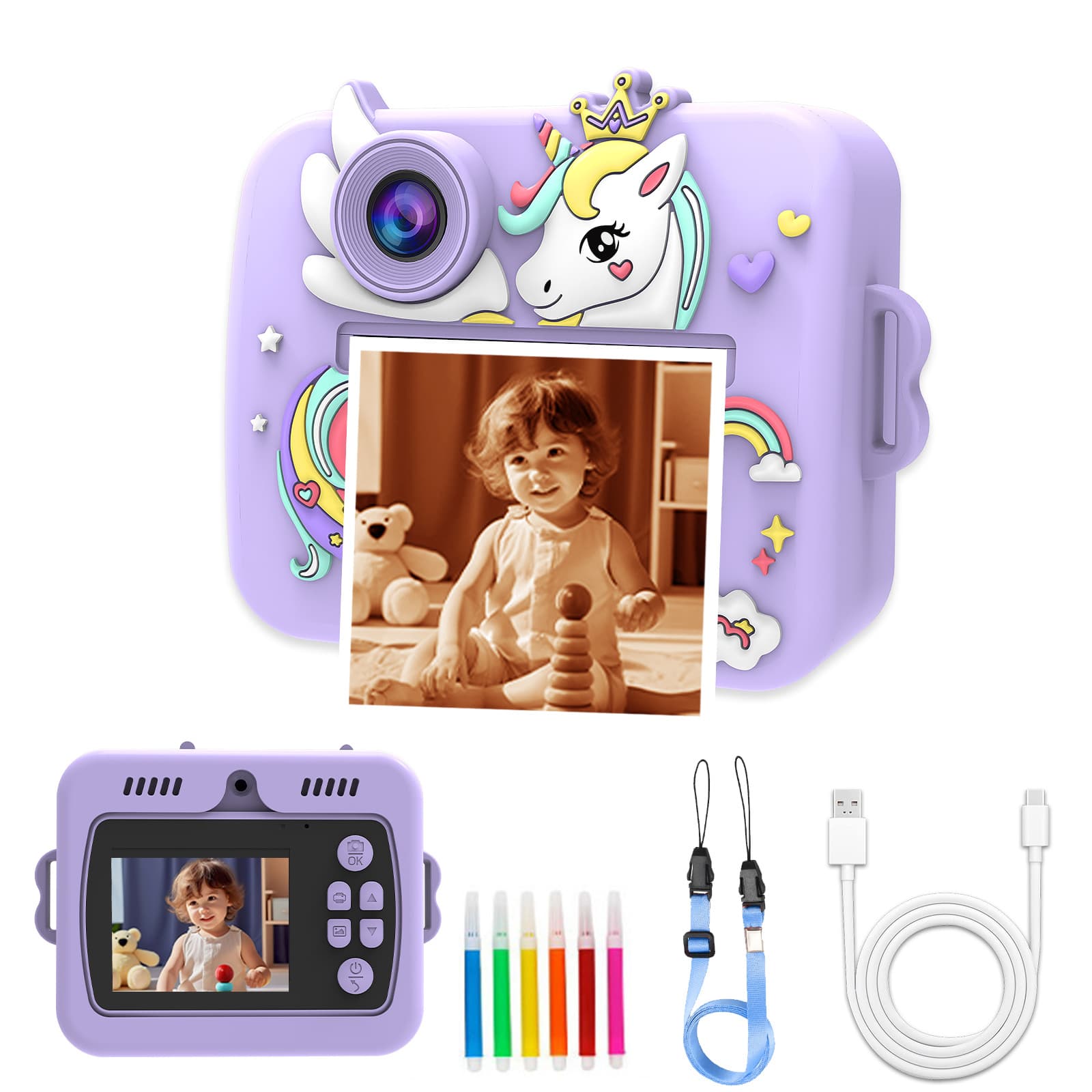 Kids Instant Print Camera