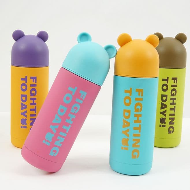 Bear Ear Insulated Thermos Bottle